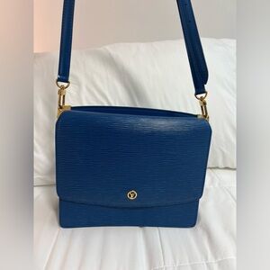 Louis Vuitton Epi Leather Crossbody Bag – Blue | Gold Hardware